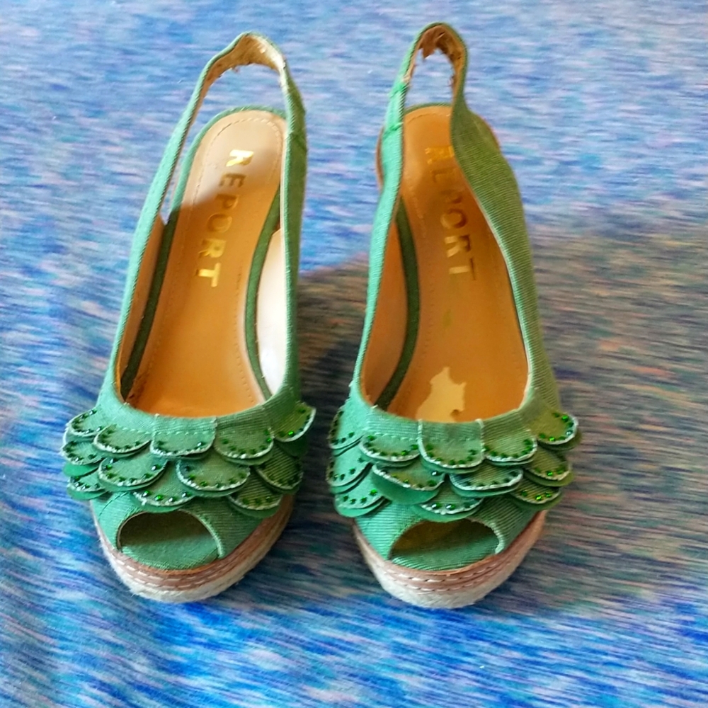 Green heels